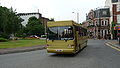 English: Cruisers 41 (CHZ 2815), a Wadham Stringer-bodied bus, possibly on a Dennis Dart chassis, on The Stations Roundabout, Redhill, on route 315, heading for the bus station.