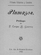 Filiberto Villalobos González (1902) Plumazos.jpg