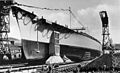 Tirpitz being launched