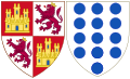 Coat of arms of Joan of Castro (Illegitimate)