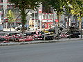 traffic lights lying down (Liège)