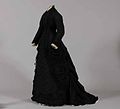 Mourning dress, France 1884