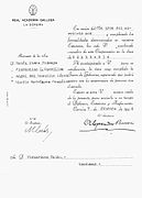 Taibo nombrado miembro de la Real Academia Gallega, Coruña, 7 de febrero de 1946.jpg