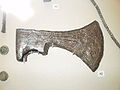 Frankish battle axe from later Merovingian period