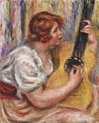 Pierre-Auguste Renoir, Woman with a Guitar, c. 1918