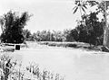 Sasradiningrat dam on the river Djalantah near Soerakarta.