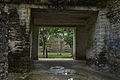 Looking through the gate of Structure A2 across Plaza B to the B1-B3 complex at