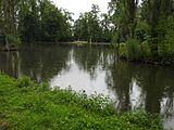 Deutsch: Teich im Englischer Garten in Meiningen, Thüringen