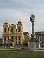 Deutsch: Pestsäule und Dom zu Timișoara