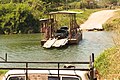 Cable ferry on Belize River