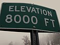 osmwiki:File:SanBernardinoMountains8000feetsign.JPG