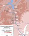 Map of the Retreat from the Changjin (Chosin) Reservoir