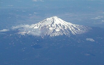 Mt. Shasta from the air