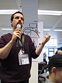 cluboffice Berlin session about the charta of the Wikimedia Association Charles Andres, Wikimedia CH, presenting the due diligence Wikimedia CH has done for Geneva as seat for the Wikimedia Association and announcing funding of 50.000 CHF if the location is choosen