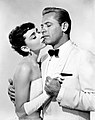 Audrey Hepburn and William Holden in Sabrina, 1954