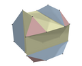 Non-convex polyhedron with part of its interior not visible from any vertex