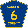 osmwiki:File:Sargent County Route 6 ND.svg