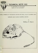 Thumbnail for File:Small mammals of the Black Canyon and Skull Valley planning units, Maricopa and Yavapai Counties, Arizona (IA smallmammalsblack00kepn).pdf