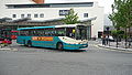 English: Arriva The Shires 3331 (M782 PRS), a Volvo B10M/Alexander PS type, leaving High Wycombe bus station into Bridge Street, High Wycombe, Buckinghamshire. This bus came to Arriva through their acquisition of Sovereign (Blazefield acquired what was left of the Ribble operations, whom this bus was new to, and this bus later moved down south). Few of this type operated with Arriva, and this bus has now been sold.