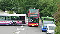 English: First Berkshire & The Thames Valley TN32902 (810 DYE, originally W902 VLN), a Dennis Trident/Plaxton President, in Bracknell bus station, Bracknell, Berkshire, on route 194.