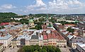    Panorama of Lviv  Панорама Львова з Ратуші  Panorama Lwowa z wieży ratuszowej  Panoramautsikt over Lviv