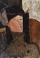 Porträt der Béatrice Hastings, 1916