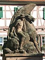 WW1 Memorial in Dahn, SouthWest-Palatinate Germany, sculpted by Fritz Korter