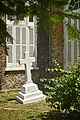 Memorial for Henry Holme in the garden of St. John's Cathedral, Belize City