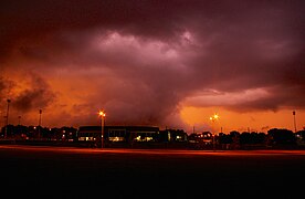 Storm approaching Cookeville, Tennessee