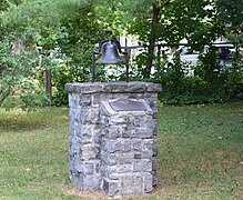 Merrickville, Ontario - Cenotaph Park - Public and Continuation School Bell.jpg