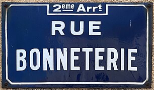Plaque Rue Bonneterie - Marseille II (FR13) - 2023-07-22 - 1.jpg