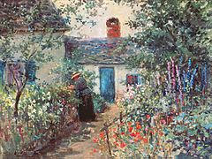 Abbott Fuller Graves - Flower garden, Kennebunkport, Maine.jpg