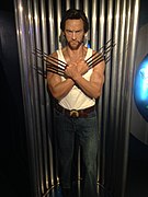 Hugh Jackman aka Wolverine figure at Madame Tussauds London (33783637622).jpg