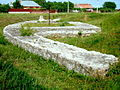 Bastionul din colţul de nord-vest al castrului The bastion of the northwest corner of camp