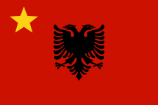 Flag of Albanian National Liberation Movement (1943–1944)