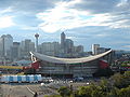 Pengrowth Saddledome & Calgary skyline