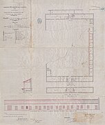 Plano de las obras de modificación del Cuartel de Infantería de San Fernando. Gerardo Morales 1884.jpg