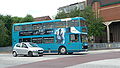 English: Arriva The Shires 5144 (N35 JPP), a Volvo Olympian/Northern Counties Palatine, turning into Great Western Street from Friarage Road, Aylesbury, Buckinghamshire.