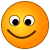 smiling [[File:sMirC-smile.svg|20px]]