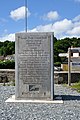 South West Coast Path halfway marker in Porthallow