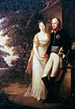 with his wife Queen Louise, painting by Friedrich Georg Weitsch, ca. 1794