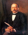 Theodor Fontane, Gemälde von Carl Breitbach, 1883
