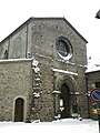 Abbazia innevata