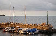 A little harbor in Barcola, a seaside neighbourhood of Trieste