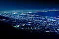 Night View from Kikuseidai of Mt. Maya