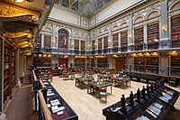 University Library, Budapest, District V. Author: Thaler