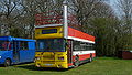 Southern Vectis 023 Vlad the Impaler (A174 VFM), a Leyland Olympian. The bus came from Southern Vectis' sister company, Wilts & Dorset, and has been converted into Southern Vectis' new tree lopper, hence its name of "Vlad the Impaler". It was new to Crosville in Wales.}}