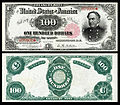 $100 (1891) David Farragut.