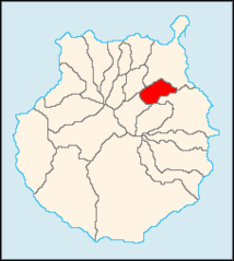 Santa Brígida localization map
