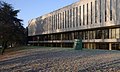 The south side of the Hallward Library on University Park, Nottingham